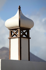 Architektur Detail auf Lanzarote Kanarische Inseln
