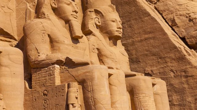 Gran Templo de Abu Simbel, Abu Simbel, Valle del Nilo, Egipto.