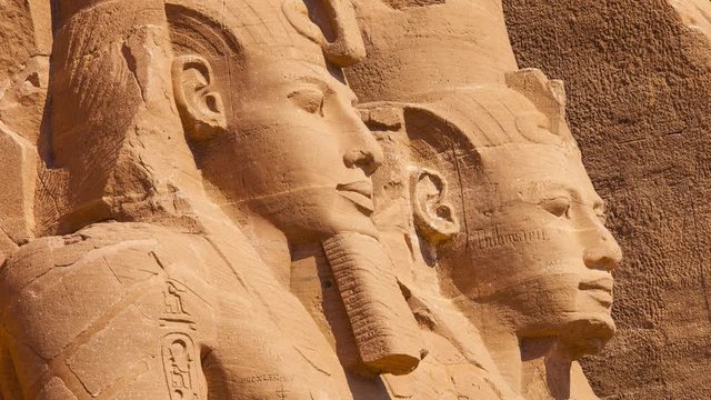 Gran Templo de Abu Simbel, Abu Simbel, Valle del Nilo, Egipto.