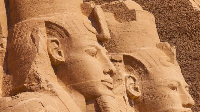 Gran Templo de Abu Simbel, Abu Simbel, Valle del Nilo, Egipto.