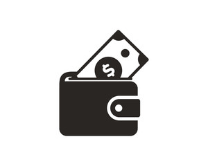 Wallet icon symbol vector