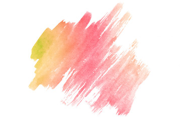 Multicolor watercolor in pastel tones. Isolated place with divorces and borders. Frame with copy space for text.