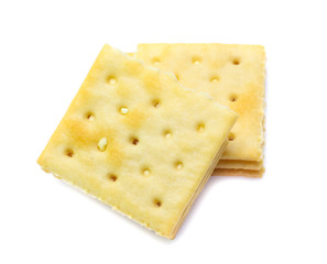 sandwich crackers isolated on white