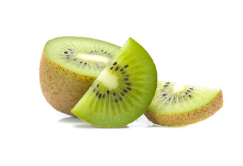 Fototapeta na wymiar kiwi fruit isolated on white background