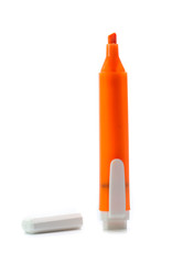 Colorful marker pen  isolated on white background