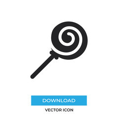 Lollipop vector icon, simple sign for web site and mobile app.