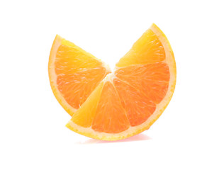 Orange fruit  isolated on white background
