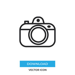 Photo camera flash vector icon, simple sign for web site and mobile app.