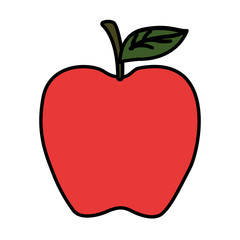 Isolated apple fruit vector design