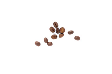 Coffee beans. Isolated on a white background.