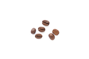 Coffee beans. Isolated on a white background.