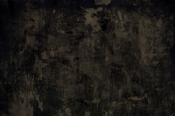 Dark grungy wall background or texture