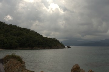 In Fukui, Wakasa Bay in summer