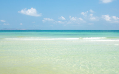 beach and tropical sea