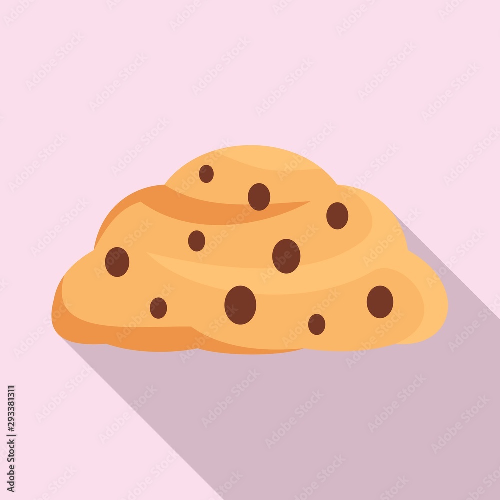 Poster confectionery cream icon. flat illustration of confectionery cream vector icon for web design