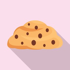 Confectionery cream icon. Flat illustration of confectionery cream vector icon for web design