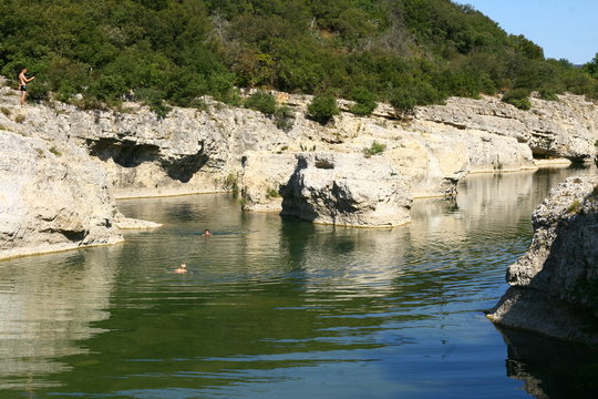 les cascades du Sautadet dans le Gard