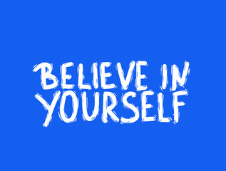 Brush stylized text. Vector hand drawn quote