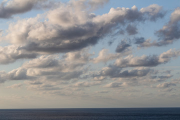 a beautiful sunset at Cabo Machichaco, in Biscay