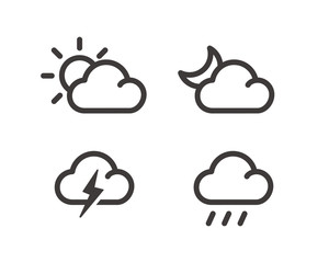 Weather icon set