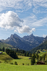Fototapeta na wymiar Montagne de l'Oberland Bernois