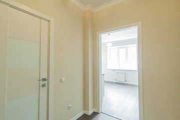 Fototapeta na wymiar Russia, Moscow- May 05, 2018: interior room apartment. standard repair decoration in hostel