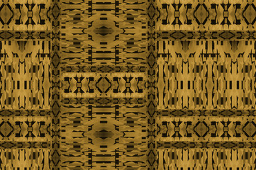 Textured pattern of a geometric African fabric