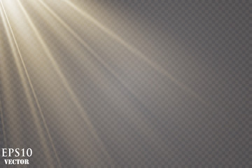 Vector Spotlights. Scene. Light Effects.