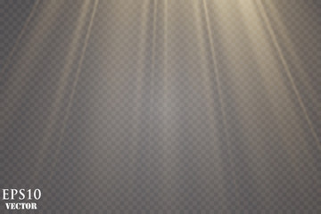Vector Spotlights. Scene. Light Effects.
