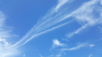Fototapeta na wymiar sky background,blue sky and white cloud nature conceptual
