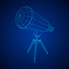 Astronomical telescope scientific instrument for exploring