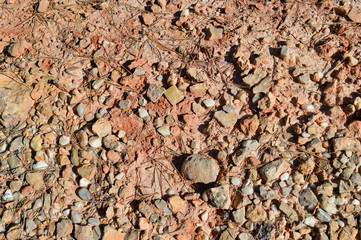 Stones and earth natural background