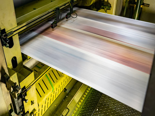 Offsetdruck Magazin Druckerei Farbe gelb