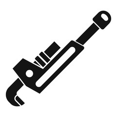 Plumber key icon. Simple illustration of plumber key vector icon for web design isolated on white background