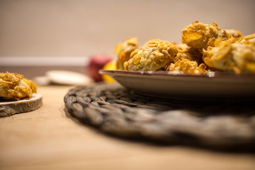 Italy - homemade Italian food with corn 