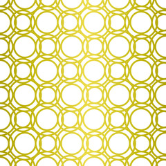 golden pattern, pasted on a white background, vector.
