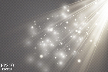 Vector Spotlights. Scene. Light Effects.