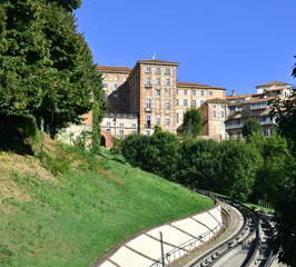 Fototapeta na wymiar Mondovì cable railways