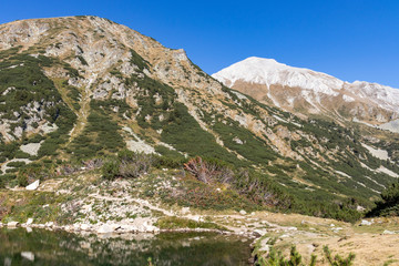 Okoto (The Eye) Lake and Vihren Peak, Pirin Mountain