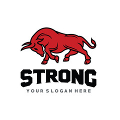 BULL, Strong Bull Logo Vector