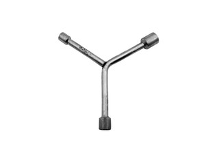 Three way wrench isolated on white background. Clipping Path