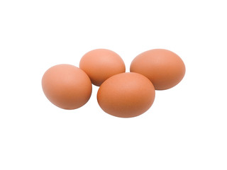 Egg isolated on white background. Clipping Path