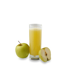 Freshly squeezed apple. Healthy food.