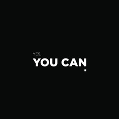 yes you can - motivational inscription template
