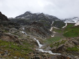 Fototapeta na wymiar Alpenüberquerung