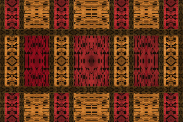 Textured pattern of a geometric African fabric