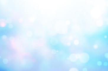 Winter Holiday Lights Abstract Background