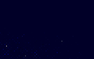 Light BLUE vector backdrop with dots. Beautiful colored illustration with blurred circles in nature style. Design for business adverts.