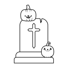 trick or treat - happy halloween line image