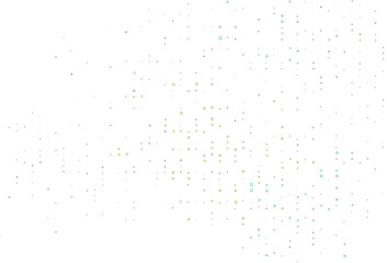 Light Blue, Yellow vector background with rectangles.